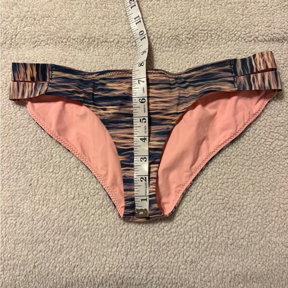 Lululemon Shanti Surf Crossback Top Bikini Bottoms Pink Blue Dream Waves Print - Picture 10 of 14